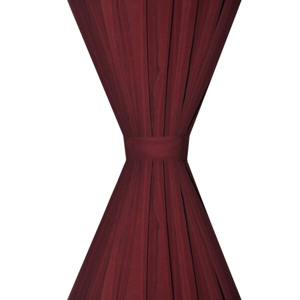 Bordoopunased energias&auml;&auml;stlikud pimendavad kahekihilised kardinad 2 tk 140 x 245 cm