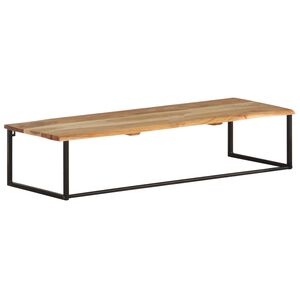 vidaXL nagi, naturaalsete servadega, 100 x 35 x 22 cm, akaatsiapuit
