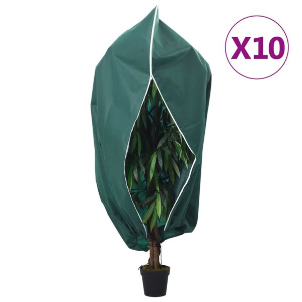 vidaXL lukuga taime fliiskatted 10 tk, 70 g/m&sup2;, 2,36x2 m