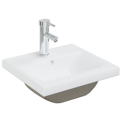 vidaXL vannitoamööblikomplekt, kõrgläikega, hall, puitlaastplaat