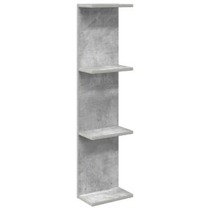 vidaXL Seinariiul Betoonhall 25 x 15 x 100 cm Tehispuit