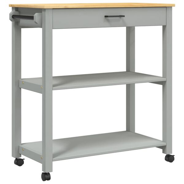 vidaXL k&ouml;&ouml;gik&auml;ru "MONZA", 84 x 40 x 88,5 cm, m&auml;nnipuit