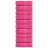 vidaXL pesur&auml;tikud KONNAM&Auml;NG 10 tk roosad 30 x 30 cm 360 g/m&sup2;