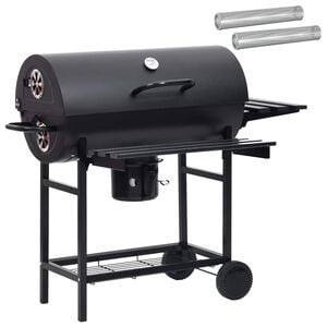 vidaXL T&uuml;nnigrill rataste ja riiulitega 3 tk 115 x 85 x 95 cm Metall