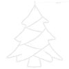 vidaXL jõulutuled, jõulupuu siluett, 2 tk, 50 LED-i, soe valge