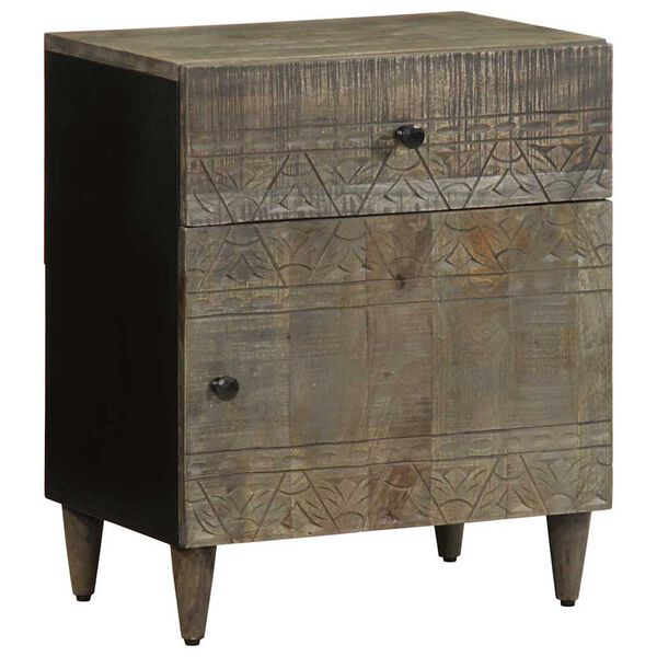 vidaXL &ouml;&ouml;kapp helehall 50x33x60 cm t&auml;ispuidust mango