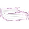 vidaXL Box Vedruvoodi Madratsitega Tumesinine 180x210 cm samet