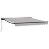 vidaXL Kailastud raam Helehall 300 x 250 cm Pol&uuml;ester PU-kattega