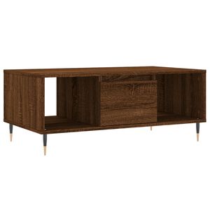 vidaXL kohvilaud, pruun tamm, 90 x 50 x 36,5 cm, tehispuit