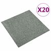 vidaXL Vaip 20 pcs Roheline 50 x 50 cm 100% pol&uuml;prop&uuml;leen