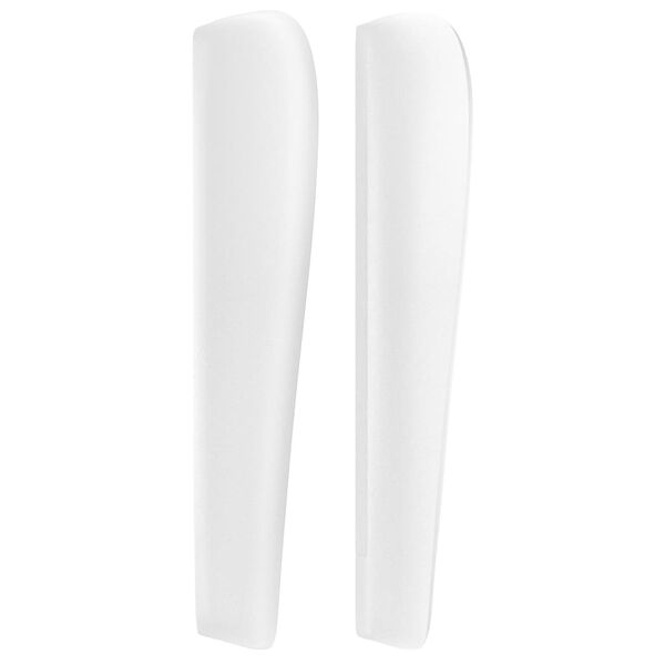 vidaXL voodipeats servadega, valge, 103x23x118/128 cm, kunstnahk