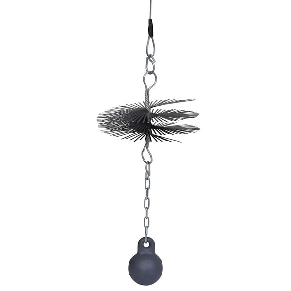 &Uuml;mmargune korstnapuhastushari, diam. 20 cm