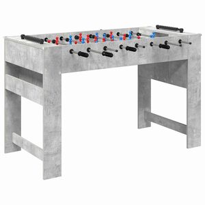 vidaXL Foosball laud BetoonHall 125 x 60,5 x 80 cm Tehispuit