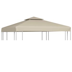 vidaXL varikatuse asenduskate 310 g / m&sup2;, beež, 3 x 3 m