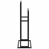 vidaXL eraldiseisev r&auml;tikurest, must, 48 x 24 x 78,5 cm, raud
