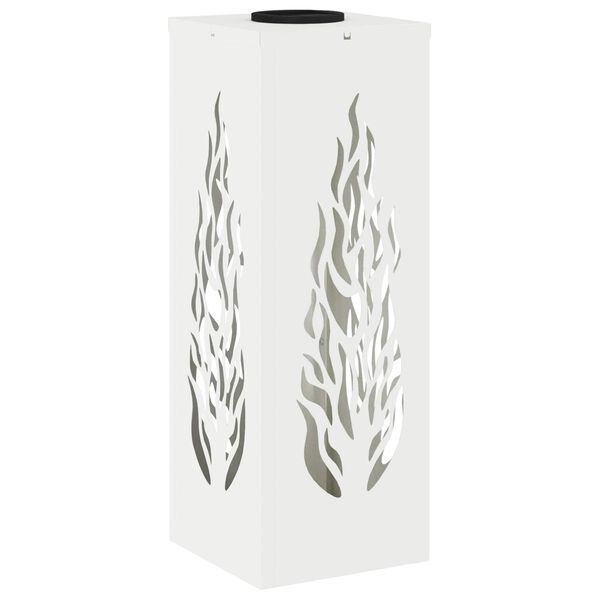 vidaXL P&auml;ikese LED k&auml;igutee tuli 2 pcs Valge K&uuml;lmvaltsitud teras