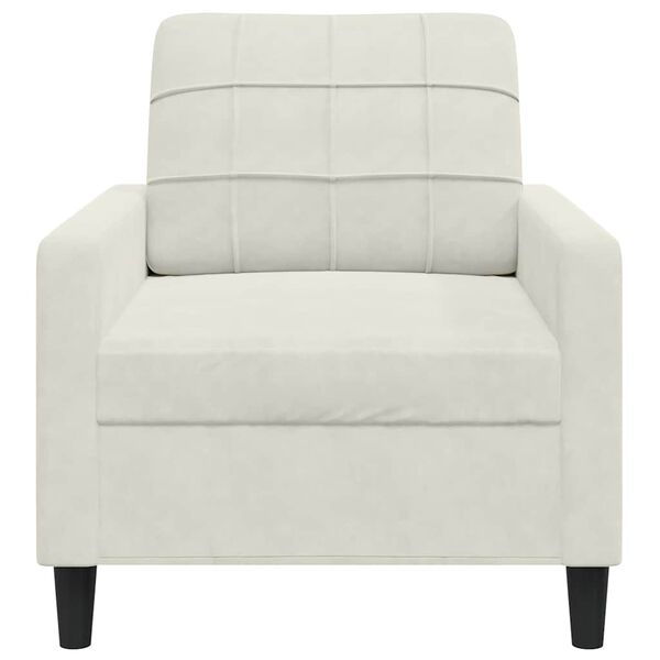 vidaXL tugitool, kreemjas, 60 cm, samet