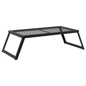 vidaXL Kokkupandav Telgi Grill 58 x 31 x 2 cm Sulamteras Must