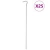 vidaXL telgivaiad 25 tk, 30 cm &Oslash;4 mm, tsingitud teras