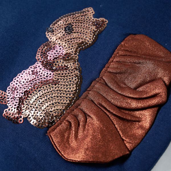 Laste dressipluus, tumesinine, 140