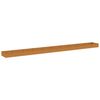 vidaXL taimekast, 960x100x36 cm, Corten-teras
