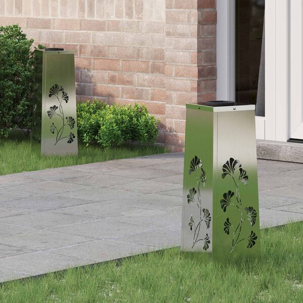 vidaXL P&auml;ikese LED k&auml;igutee tuli 2 pcs Galvaniseeritud Galvaniseeritud