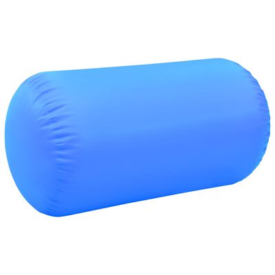 vidaXL täispumbatav võimlemisrull pumbaga 120x90 cm PVC sinine