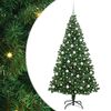 vidaXL Tehisj&otilde;ulupuu Roheline 210 cm PVC ja Teras ja Plast