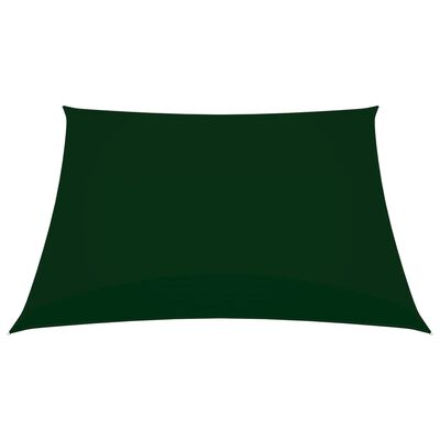 vidaXL oxford-kangast päikesepuri, kandiline, 2,5x2,5 m, tumeroheline
