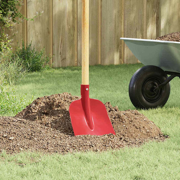 vidaXL Labida pea Punane 32 x 24,5 cm Pulberv&auml;rvitud teras