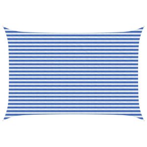 vidaXL P&auml;ikesetelgi sail Sinine ja Valge 3 x 4,5 m HDPE