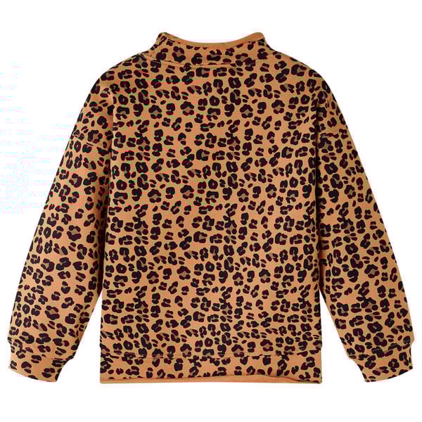 Laste dressipluus, hele konjakipruun, 92