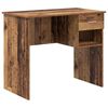 vidaXL Laud sahtliga riiuliga Vana puit 90 x 49 x 75 cm Tehispuit