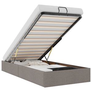vidaXL Ottomani voodiraam ilma madratsita, 90x200 cm, kangas