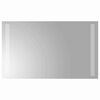 vidaXL LED vannitoa peegel L&auml;bipaistev 50 x 30 cm karastatud klaas