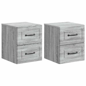 vidaXL Seinale kinnitatav &ouml;&ouml;tis 2 pcs Hall Sonoma 34,5 x 33 x 40 cm