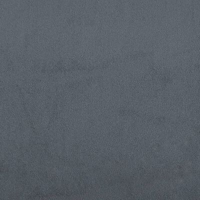 vidaXL tugitool jalapingiga, tumehall, 60 cm, samet