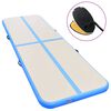 vidaXL t&auml;ispumbatav v&otilde;imlemismatt pumbaga 700 x 100 x 10 cm PVC sinine