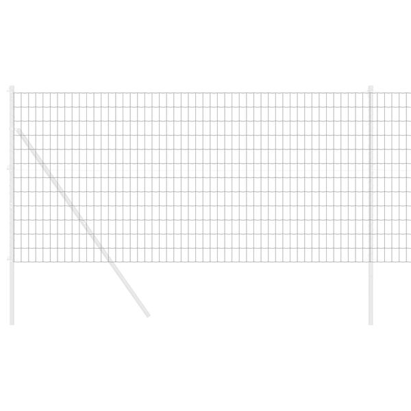 vidaXL Euroopa aed Hall 1,2 x 10 m PVC-kaetud raud