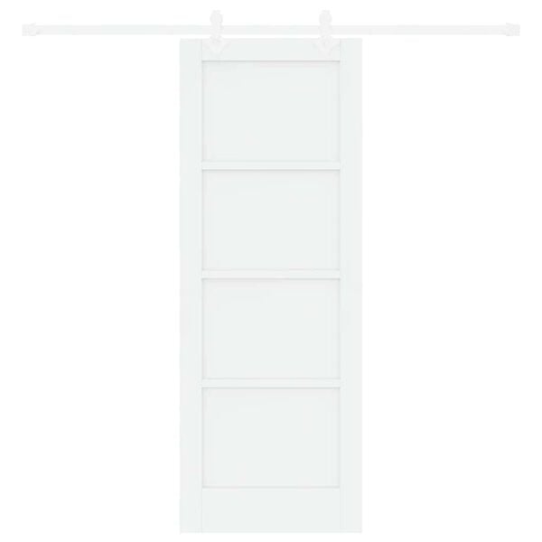 vidaXL Libisev uks Valge 73,5 x 198,5 cm Tahke m&auml;nd