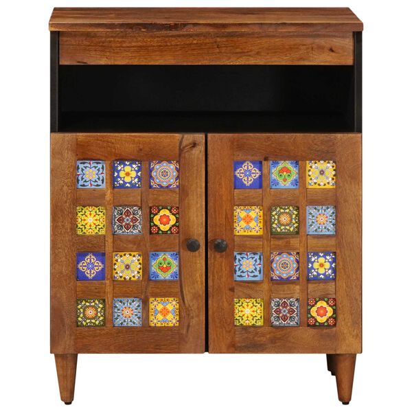 vidaXL K&otilde;ide ladustamisega P&auml;hklipuit 60 x 33 x 75 cm Tugev mango puu