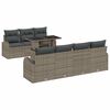 vidaXL Aia Diivanikomplekt 8 tk Hall Pol&uuml; Rattan