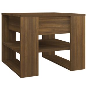 vidaXL kohvilaud, pruun tamm, 55,5 x 55 x 45 cm, tehispuit