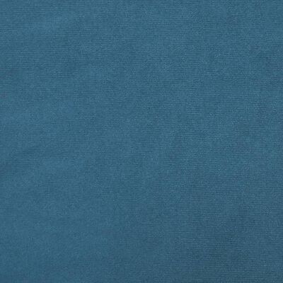 vidaXL dekoratiivpadjad 2 tk, sinine, Ø15 x 50 cm, samet