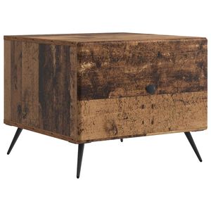 vidaXL Kohvilaud sahtliga Vana puit 49 x 50 x 40 cm Tehispuit