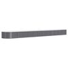 vidaXL aia taimelava, galvaniseeritud teras, 512x80x36 cm, antratsiit