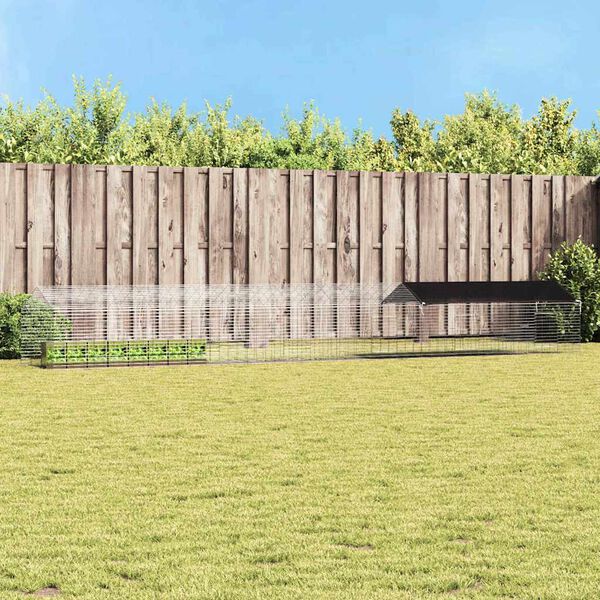 vidaXL K&uuml;&uuml;liku Aedik H&otilde;bedane 400 x 78 x 78 cm Tsinkteras