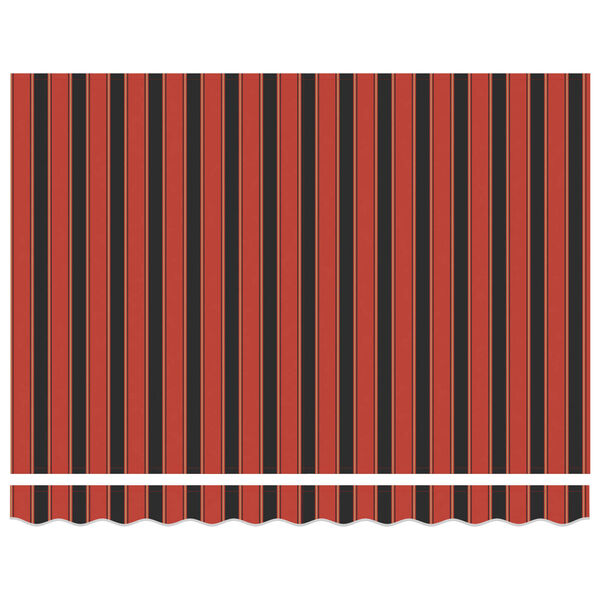 vidaXL K&auml;igukohandatav varikatus Oranž ja pruun 300 x 250 cm