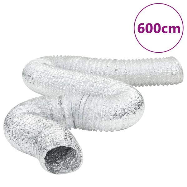 vidaXL ventilatsioonitoru, alumiinium, 6 m &Oslash;15 cm