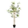 vidaXL Tehisbambuse Puud Roheline 55 x 16 x 150 cm Kangas ja Bambu